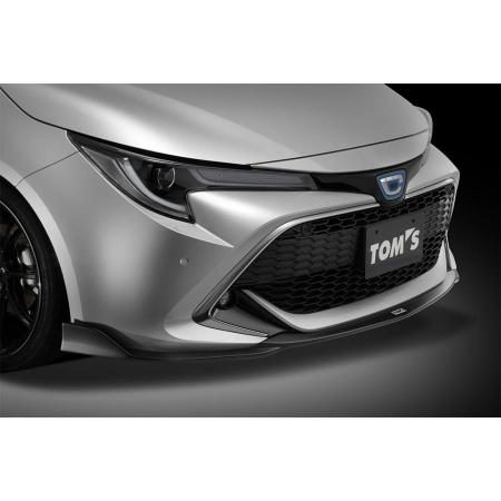 TOM'S Front Diffuser in Platinum White Pearl Mica [089] for Corolla Sport NRE210H, NRE214H, ZWE211H, and ZWE213H (Early Model Year: June 2018 - September 2012)