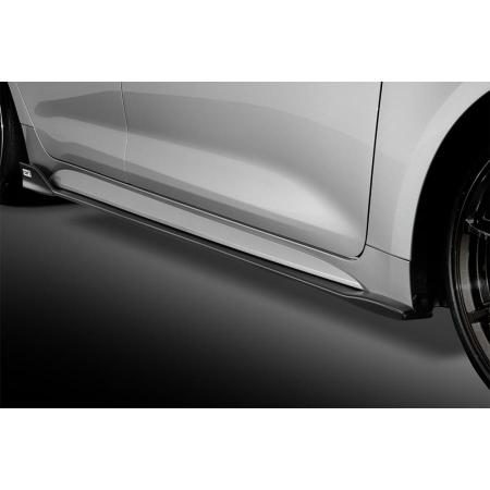 TOM'S Side Diffuser in Platinum White Pearl Mica [089] for Corolla Sport NRE210H, NRE214H, ZWE211H, and ZWE213H (Early Model Year: June 2018 - September 2012)