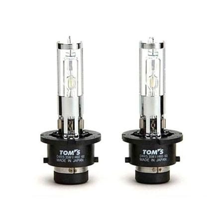 TOM'S H.I.D. White Bulbs, 6000k, for 86 ZN6 (February 2012 - Pre-facelift) with factory discharge headlamps