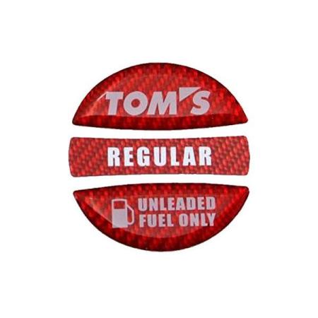 TOM'S Fuel Cap Garnish, Red (Regular)
