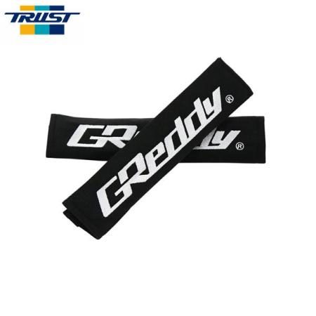 TRUST GReddy Seat Belt Pads, Black, Set of 2