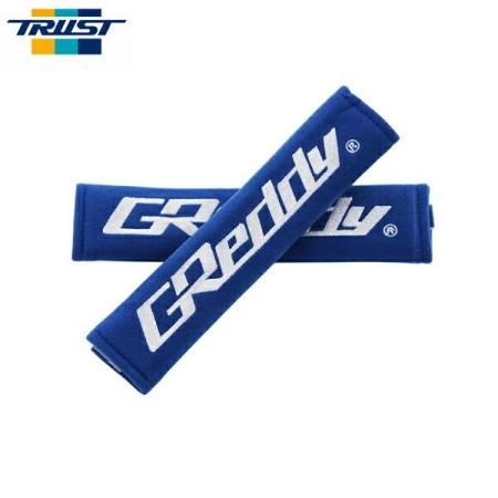 TRUST GReddy Seat Belt Pads, Blue, Set of 2