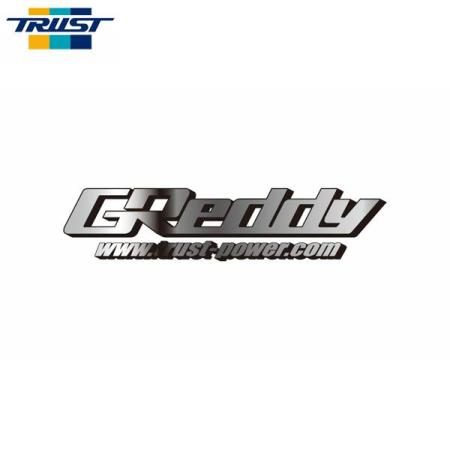 TRUST GReddy 2025 Mirror Sticker GReddy Logo W180 Black
