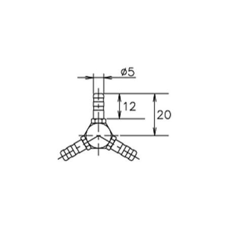 TRUST Three-Way Joint 5-5-5 φ (Y-Type)