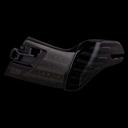 VALENTI Jewel LED Tail Lamps REVO Type 2 (TT30VEL-SB-2) in Light Smoke/Black Chrome for Toyota Vellfire