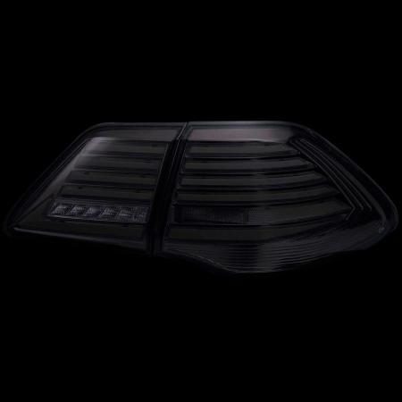 VALENTI Jewel LED Tail Lamps REVO TT20CRW-SB-1 in Light Smoke/Black Chrome for Toyota Crown