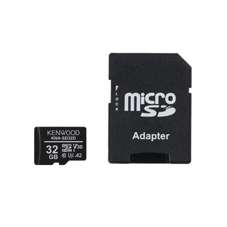 Tarjeta de memoria microSDHC KENWOOD KNA-SD32D 3D NAND pSLC de alta durabilidad, 32 GB