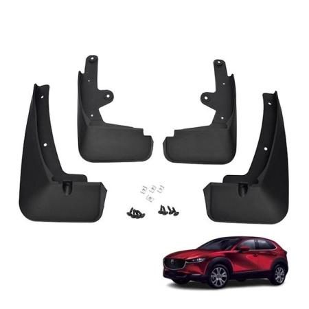 MAZDA CX-30 CX30 DM8P DMEJ3P DMFP Mudguards (Set of 4) - Mounting Hardware Included, Polypropylene