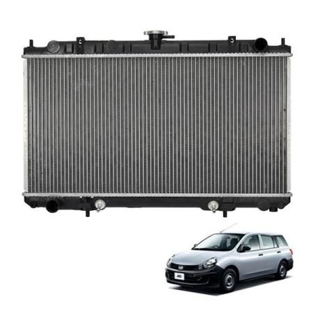 Radiator with cap for Nissan AD Van VY11, VFY11, VHNY11, and VGY11 automatic transmissions. Compatible with: Part Numbers: 21460-4M403 and 21460-4M407
