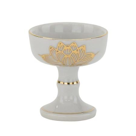 Buddhist rice bowl, Buddhist altar accessory, rice offering 