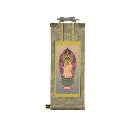 Hanging scroll of the Jodo sect, the principal image of Amida Buddha. 