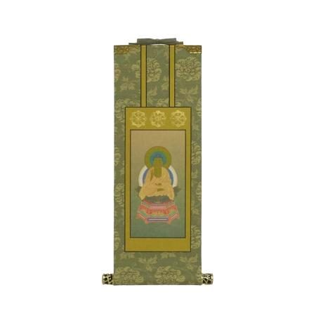 Hanging scroll of Zen Buddhism, Soto sect, Rinzai sect, principal image of Shakyamuni 