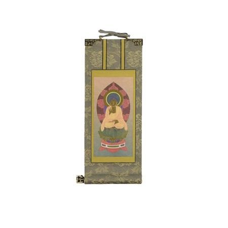 Hanging scroll of Tendai sect's principal image, Amida, seated Amida. 