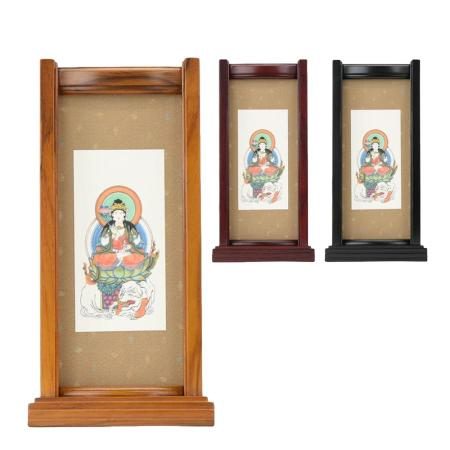 Hanging scroll stand, Rinzai sect hanging scroll, side scroll, side attendant 
