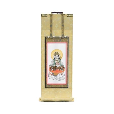 Zen, Rinzai sect, side Buddha, side scroll, side attendant, hanging scroll, Buddhist altar, altar accessories, hanging scroll stand sold separately, 