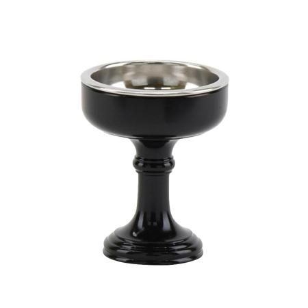 Buddhist altar accessories, rice offering bowl, brass metal 