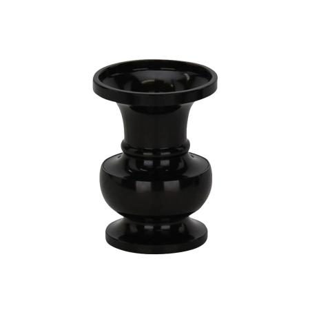 Brass Buddhist altar vase, 