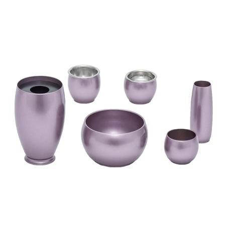 Modern Mini Purple Buddhist Altar Set 