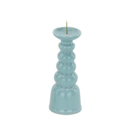Ceramic candle holder, Buddhist altar accessory 
