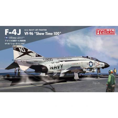 finemolds 1/ 72 US Navy F-4J Fighter VF-96 “Showtime 100” (FF04) Plastic Model