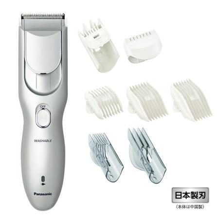 Panasonic Hair Cutter (Rechargeable, AC Powered) (Silver) Panasonic Family Hair Cutter ER-GF82-S