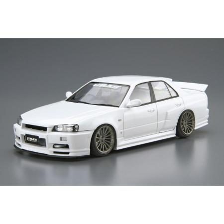 Aoshima 1/ 24 The Tuned Car No.4 URAS ER34 Skyline TYPE-R ’01 (Nissan) (55342) Plastic Model