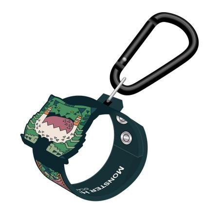 Capcom Monster Hunter Wilds Carabiner Rubber Keychain Chatakabra