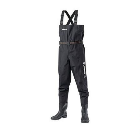 Waterproof non-breathable waders SHIMANO FF-054T Hyper waders (chest high/radial sole) M Black