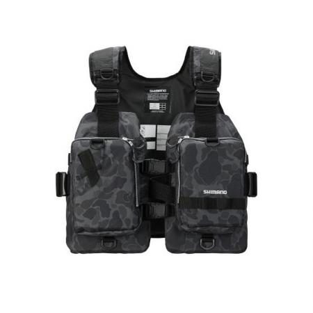 Floating Vest SHIMANO VF-068T Game Vest Light Free Gray Duck Camo