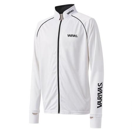 Fishing wear VARIVAS dry rifle zip long sleeve LL white