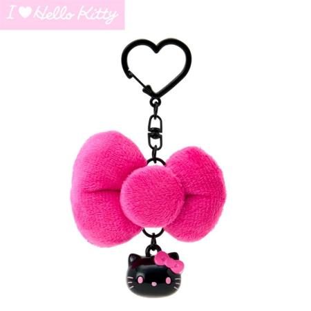 Hello Kitty Ribbon Keychain (I Love Hello Kitty) Black
