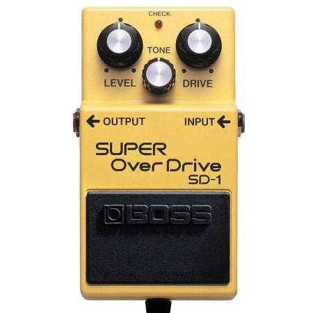 BOSS SD-1 SUPER OverDrive: Recommended for your first pedal.
