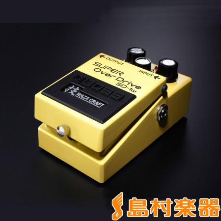 BOSS SD-1W(J) Overdrive Pedal, Waza Craft, Made in Japan, Silver Screws
