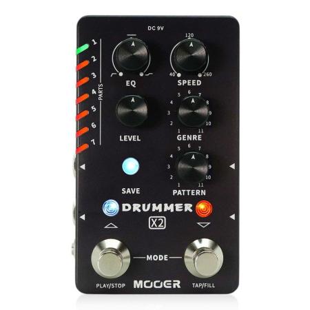 MOOER DRUMMER X2 Compact Effects Drum Machine