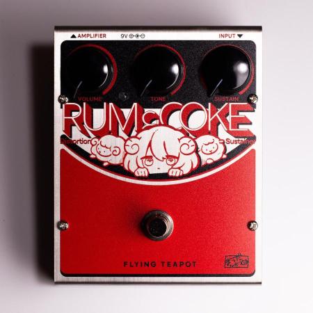 Flying Teapot Rum and Coke RED Compact Effects/Muff-Style Fuzz Pedal