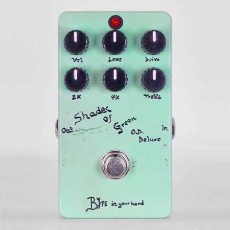 One Control BJFE in your hand series Shades Of Green O.D. Deluxe Overdrive Effector
