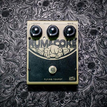 Flying Teapot Rum and Coke Green Compact Effects/Muff-Style Fuzz Pedal