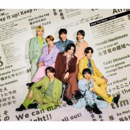 timelesz Steal The Show/Recipe <Regular Edition> 12cm CD Single