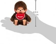 Sekiguchi Monchhichi Premium Standard SS Brown Boy Sitting Plush Toy 226771