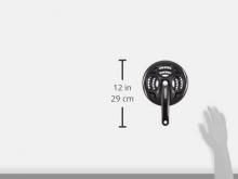 SHIMANO front chain wheel (MTB) FC-M311-L black 48 x 38 x 28T 175mm 8S/7S with chain guard Compatible BB square shaft 122.5mm (LL123) EFCM311E888CL ALTUS