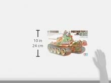 Tamiya 1/35 Military Miniature Series No.176 German Army Medium Tank Panther G Late Model Plastic Model 35176