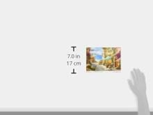 (Made in Japan) 300-piece jigsaw puzzle: Sicilian Flowering Cafe (26 x 38 cm)