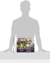 Supervised by Thomas Kinkade Disney Dream 4 Patterns Enjoy Jigsaw Puzzle The Little Mermaid / Beauty and the Beast / Aladdin / Winnie the Pooh