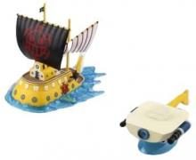 One Piece Great Ship (Grand Ship) Collection Trafalgar Law&  Submarine (From TV animation ONE PIECE) Color-coded plastic model