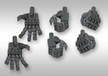 MSG Modeling Support Goods Hand Unit Wild Hand Height Approx. 25mm Non-scale Plastic Model Molding Color MB40X