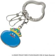 smile slime metal key ring king slime