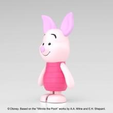Aoshima Bunka Kyozai Rakupla Tocotoko No. DP-14 Winnie the Pooh Piglet Pre-colored plastic model