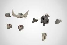 Kotobukiya MSG Modeling Support Goods Mecha Supply 15 Customized Head B Total Length Approx. 30mm Non-Scale Plastic Model MJ15