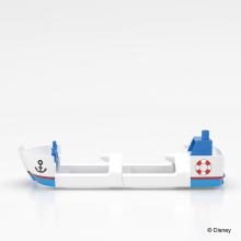 Aoshima Bunka Kyozai Rakupla Tocotoko No.DP-09 Disney Characters Donald & Daisy Pre-Colored Plastic Model