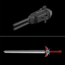 GOOD SMILE COMPANY THE GATAI: The Legendary Hero Da-Garn and Da-Garn X Non-Scale Plastic Painted Movable Figure Second Resale